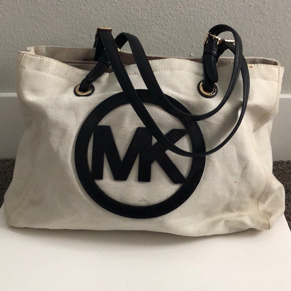 Michaels Kors large tote canvas bag